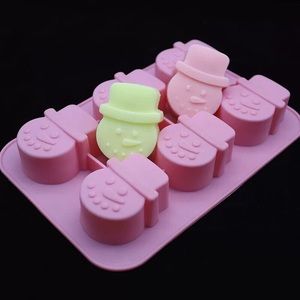 Snowman Silicone Baking Mold